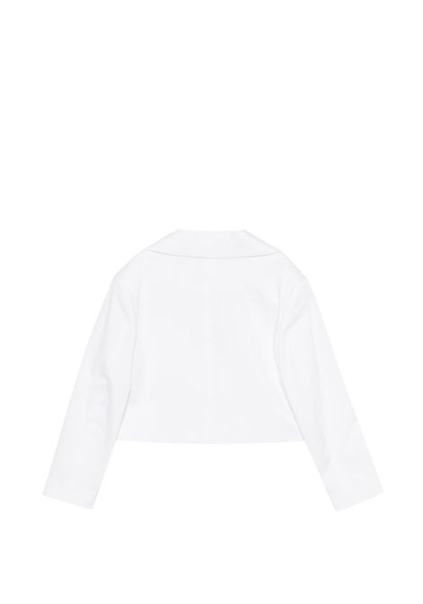 Giacca con logo ricamato MISS BLUMARINE KIDS | BFGC007.0.RA031B011